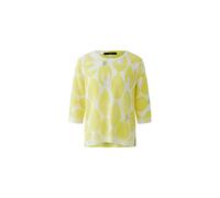 Oui - Pullover yellow white - Gr. - 40