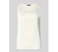 Oui Regular Fit Top mit Viskose-Anteil in Weiss, Größe 44