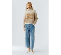 Oui Rollkragenpullover in Camel - Größe 42 | Damen Pullover Cardigans