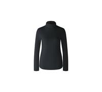 Oui - Rollkragenshirt Baumwoll- Modalmischung black - Gr. - 44