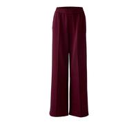 Oui - Schlupfhose dark red white - Gr. - 36