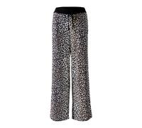 Oui - Schlupfhose Silky Touch Qualität dk camel black - Gr. - 38