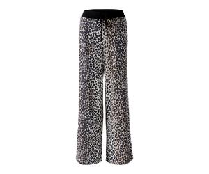 Oui - Schlupfhose Silky Touch Qualität dk camel black - Gr. - 40