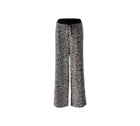 Oui - Schlupfhose Silky Touch Qualität dk camel black - Gr. - 44