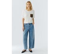 Oui Shirt in Creme - Größe 38 | Damen Tops