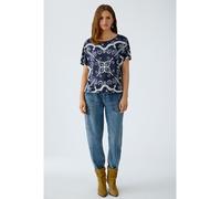 Oui T-Shirt Damen blau, 36