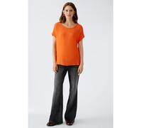 Oui Damen Blusenshirt AYANO, orange, Gr. 36