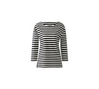 Oui - SOLEILA T-Shirt black offwhite - Gr. - 38