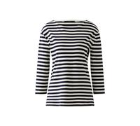 Oui - SOLEILA T-Shirt white blue - Gr. - 42