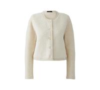 Oui - Strickjacke offwhite mel - Gr. - 38