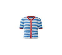 Oui - Strickjacke lt blue rose - Gr. - 34