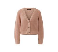 Oui - Strickjacke mit subtilem Glanz pink - Gr. - 40