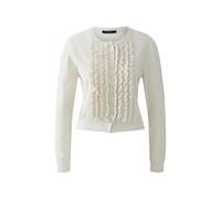 Oui - Strickjacke offwhite - Gr. - 36