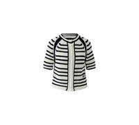 Oui - Strickjacke white blue - Gr. - 40
