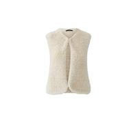 Oui - Strickweste whitecap gray - Gr. - 34