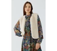 Oui - Strickweste whitecap gray - Gr. - 38