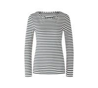 Oui Langarmshirt mit gewirkten Streifen 38