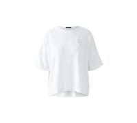 Oui - Sweatshirt Modal- Baumwollmischung optic white - Gr. - 38