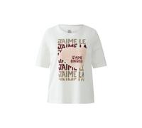 Oui - T-Shirt cloud dancer - Gr. - 38