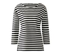 Oui - T-Shirt SUNALA - Größe 38 DAMEN - schwarz