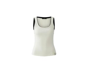 Oui - Tank Top white black - Gr. - 40