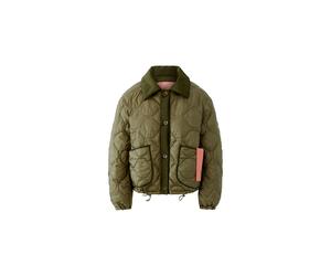 Oui - Wendejacke khaki brown - Gr. - 38