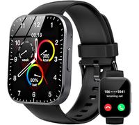 OUKITEL Smartwatch Herren Damen, 1.91 Zoll Touchscreen Smart Watch mit Telefonfunktion, 140+ Sportmodi Fitnessuhr IP68 Wasserdicht, Sportuhr mit Puls-Schlaf-Monitor Schrittzähler, Uhr für Android iOS