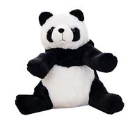 OUNONA 1 Stück Plüsch Panda Rucksack Niedlicher Rucksack Großes Fassungsvermögen für Kreativer Organizer für Jungen und Mädchen Langlebiger Reißverschluss Süßes Design für