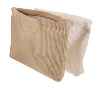 OUNONA 2 Stck Teiliges Kosmetiktaschen Cord und Canvas Tragbare Schminktaschen mit Reißverschluss Vielseitiger Kulturbeutel für Damen Reise Organizer für Make up und Alltagsutensilien