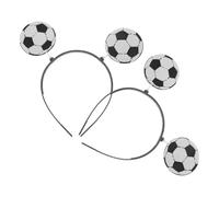 OUNONA 2 Stück Fußball Haarbänder für Herren Sportparty Stirnbänder aus Flexiblem Material für Bühnenauftritte und Sportveranstaltungen im Freien