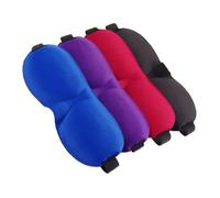 OUNONA 4 Stück 3d Schlafmasken Leichte Atmungsaktive Augenbinde mit Elastischem Band Vollständige Abdunkelung für Schlaf Reise und Camping Hautfreundlich für Damen und Herren