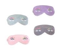 OUNONA 4 Stück Regenbogen Stirnband Mit Bestickung Vielseitige Schlafmaske Und Haarband Für Mädchen Lichtblockierend Elastisch Komfortabel Für Reisen Und Zuhause