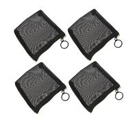 OUNONA 4 Stück Teiliges Mesh Kosmetiktaschen Leichte Atmungsaktive Make Up Taschen mit Reißverschluss Vielseitige Aufbewahrungstaschen für Reisen und Unterwegs Praktische Organizer für