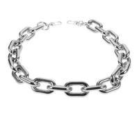 OUNONA Abnehmbarer Kettenriemen 60cm aus Acryl in Silber für Handtaschenriemen leichtes Schultertaschengurt Zubehör DIY