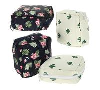 OUNONA Kompakte Damenbinden Tasche Aus Polyester Mit Reißverschluss Kleine Münz Und Schlüsselbörse Für Frauen Unterwegs Multifunktionaler Organizer Für Hygieneartikel Geld Und Kosmetik