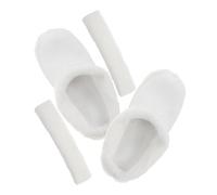 OUNONA Plüsch-schuheinlagen Für Damen Warme Und Kuschelige Einlegesohlen Aus Baumwolle Flauschige Schuhfutter Als Ersatz Mit Fersenbandabdeckung Für Stiefel Und Hausschuhe Waschbar Und