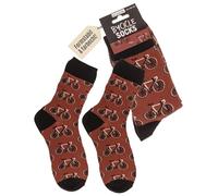 Out of the blue Fahrrad Socken | Originelles Design | Lustige Motivsocken für Damen & Herren | Größe 42-46 | Weiche Baumwollmischung & elastischer Bund