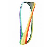 Mankini Herren Badeanzug Sexy Party Kostüm Junggesellenabschied Bikini für Männer »Regenbogen« im Geschenkkarton