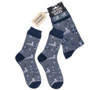 Out of the blue Maritim Socken | Originelles Design | Lustige Motivsocken für Damen & Herren | Größe 42-46 | Weiche Baumwollmischung & elastischer Bund