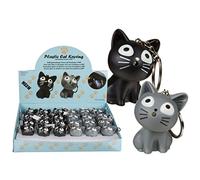 Schlüsselanhänger Katze mit LED und Tierstimme 0916 ~