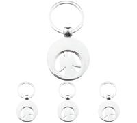 Out of the blue Schlüsselanhänger SCHUTZENGEL mit Einkaufswagenchip (Packung mit 4)