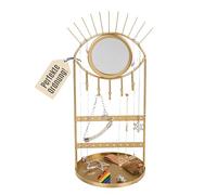 Out of the Blue Spiegel im Auge Schmuckstnder mit 5 Haken in Gold