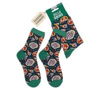 Out of the blue Socken, Pizza, Größe 36-42, 70% Baumwolle, 25% Polyester, 5% Elasthan, mit Headercard, 12 Paar im Polybeutel