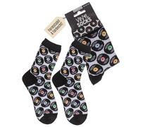 Out of the blue Vinyl Socken | Originelles Design | Lustige Motivsocken für Damen & Herren | Größe 42-46 | Weiche Baumwollmischung & elastischer Bund
