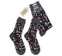 Out of the blue Werkzeug Socken | Originelles Design | Lustige Motivsocken für Damen & Herren | Größe 42-46 | Weiche Baumwollmischung & elastischer Bund