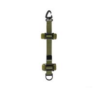 Outdoor Adventure MOLLE Erweiterungsgurt für Rucksäcke mit 360 Grad drehbarem Haken und unterer D-Ring-Befestigung (grün)