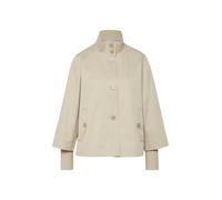 s.Oliver BLACK LABEL Kurzjacke Damen Relaxed Fit sand Gr. 42 Baumwolle/Polyester