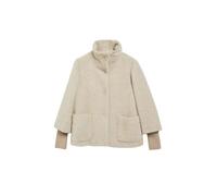s.Oliver BLACK LABEL - Teddyjacke mit Stehkragen beige - Gr. - 46
