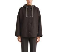 COMMA Cape-Jacke aus Doubleface mit Nylon-Kapuze