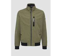 s.Oliver Outdoor-Jacke mit Stehkragen und Kontrast-Details olivgrün 3XL